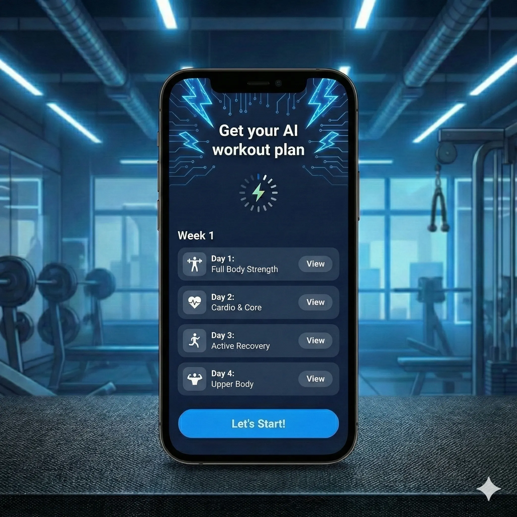 Get your AI workout plan